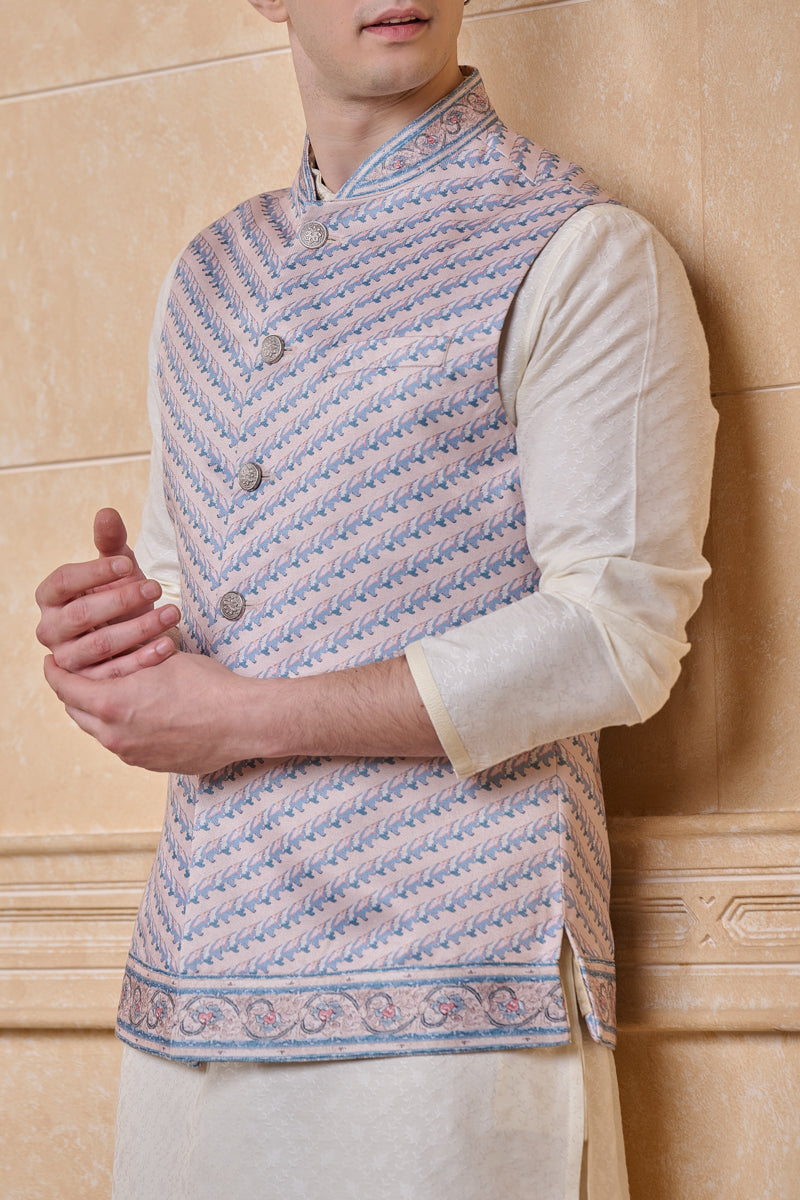 Multi-Coloured Classic Bundi With Print Detailing