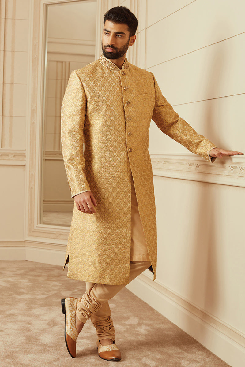 God Zari Brocade Sherwani