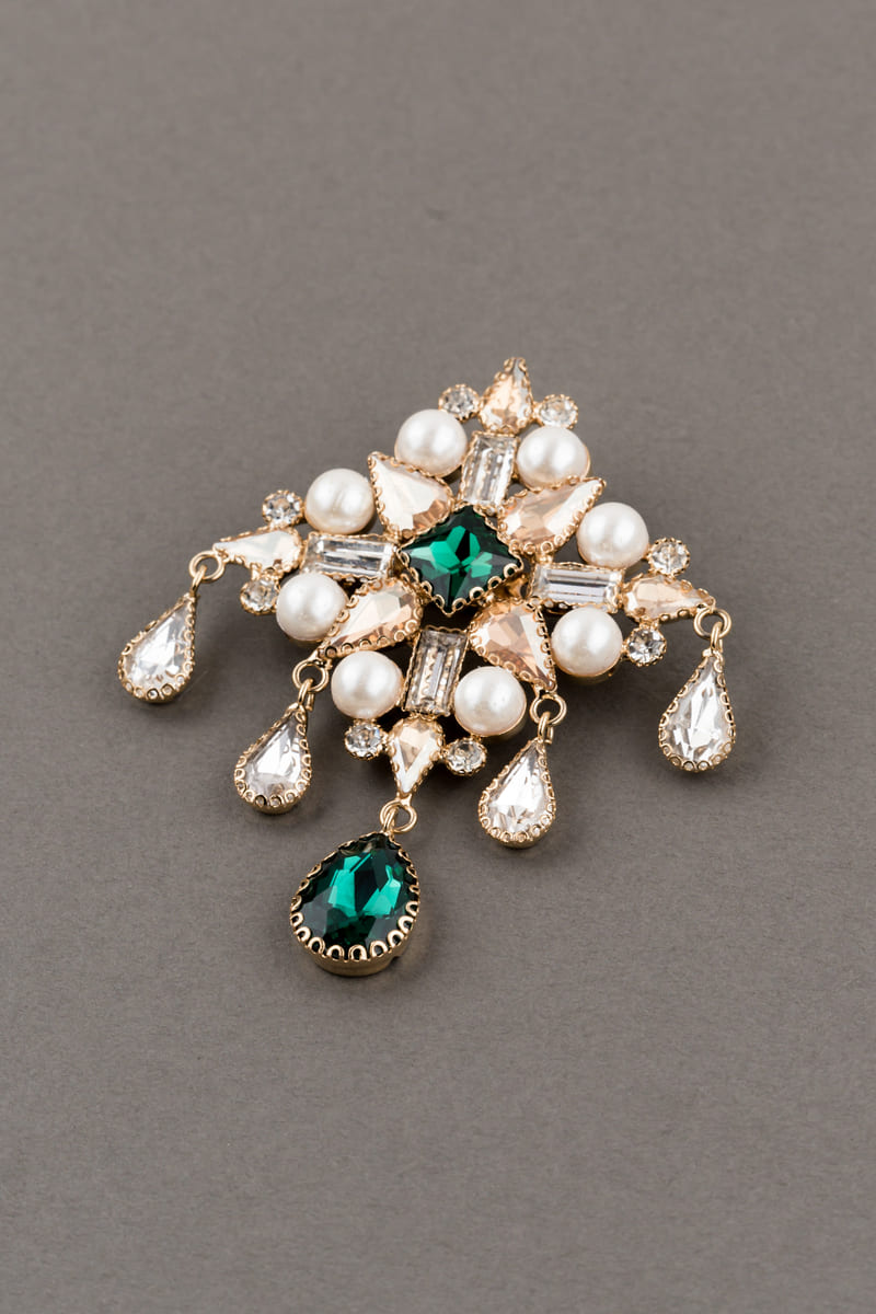 Pearls & Beads Brooch