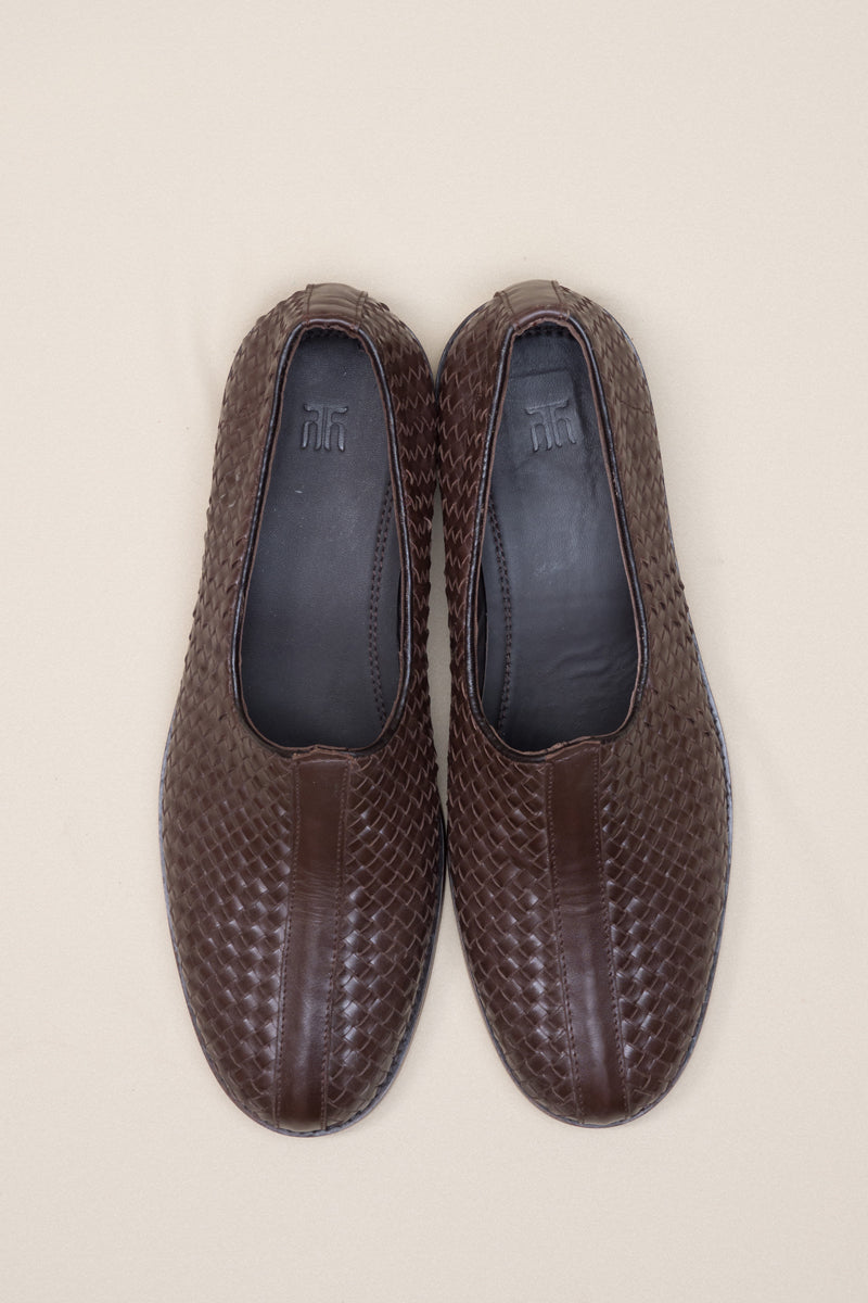 Woven Leather Shoes