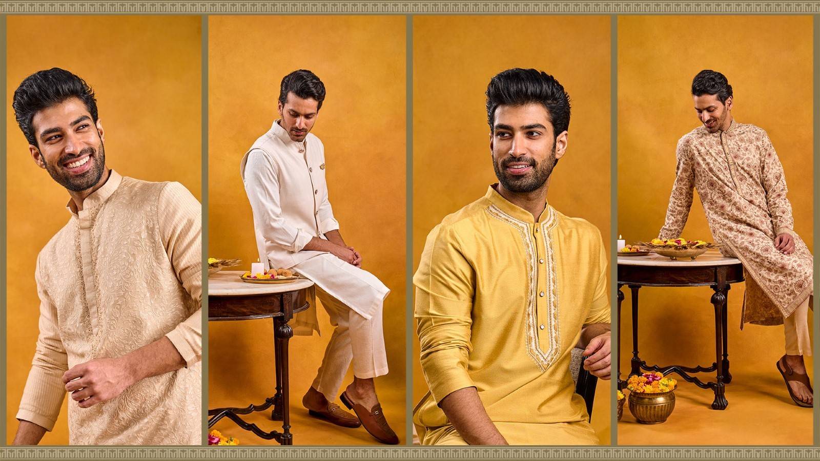 Traditional Kurta Ideas For Ganesh Chaturthi | Tasva 