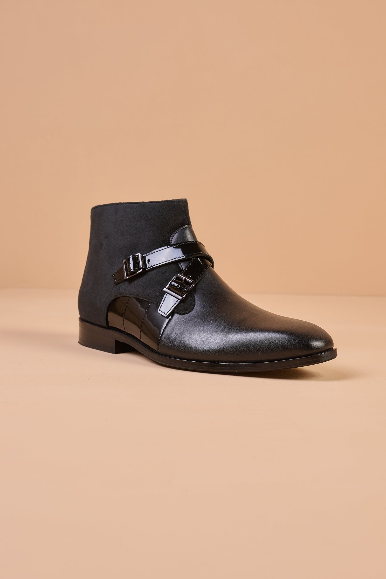 High Rise Leather Boots