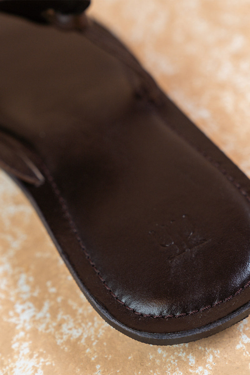 Burnish Leather Sandal
