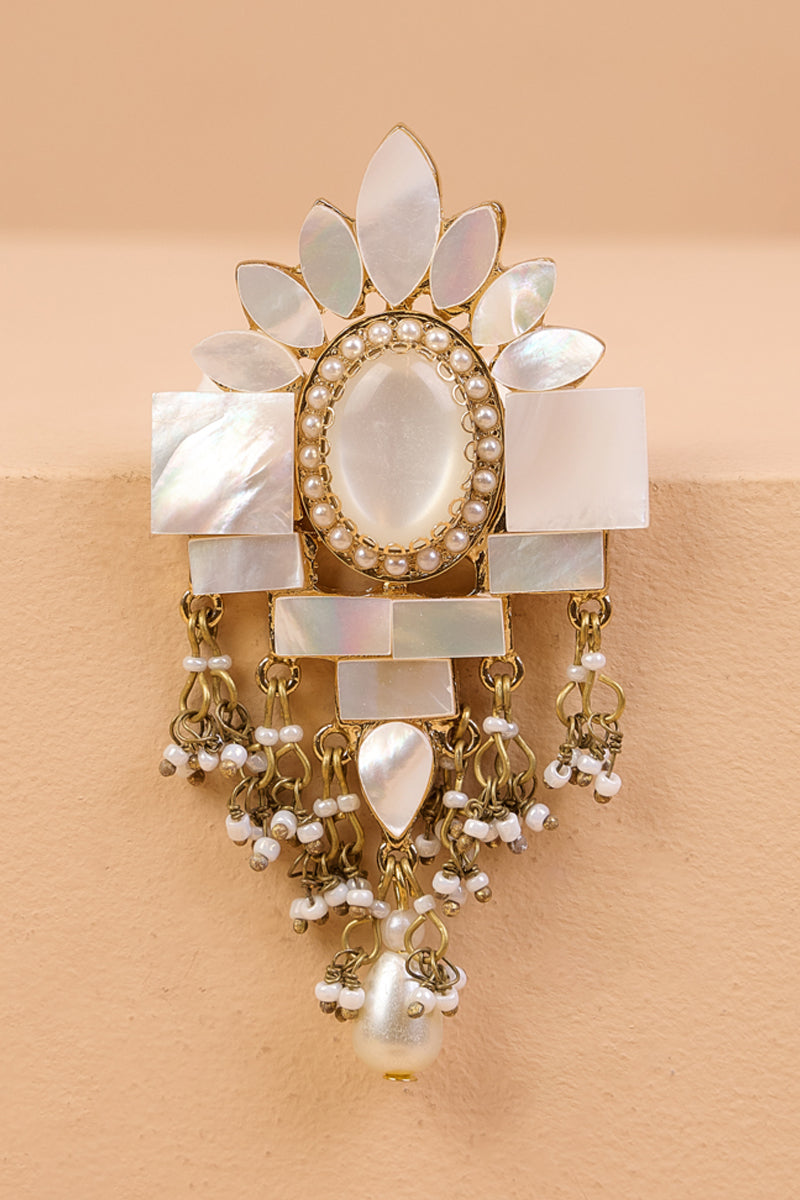 Mother Of Pearl Brooch