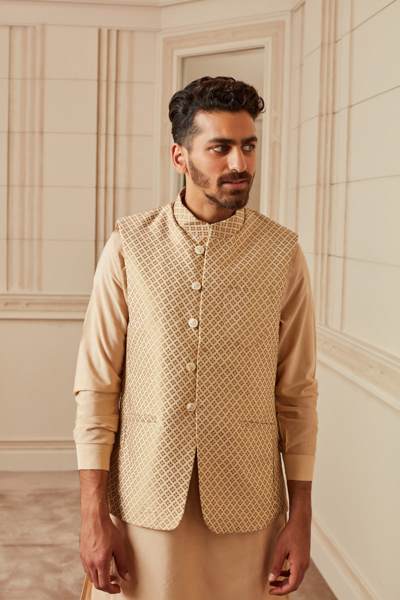 Beige Classic Bundi