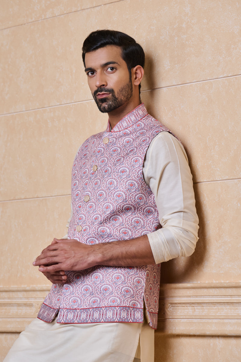 Multi-coloured All Over Printed Bundi