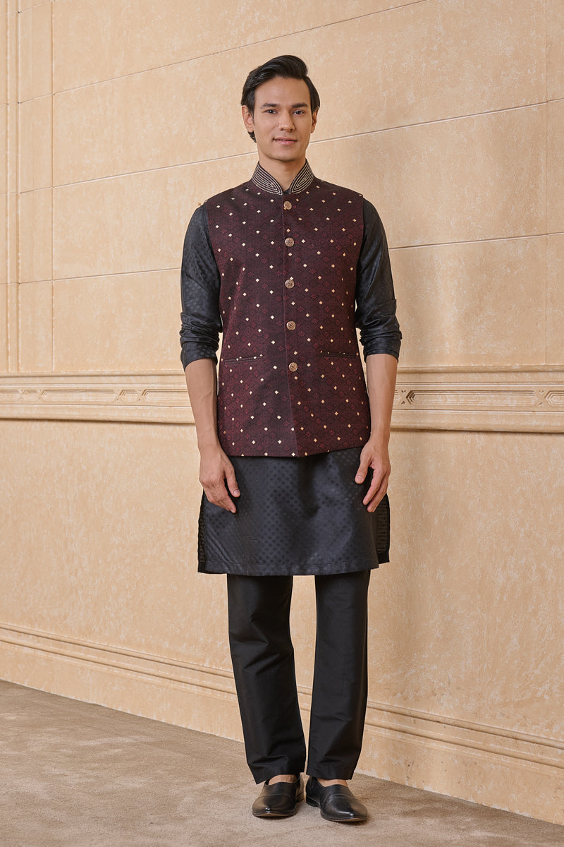 Wine Classic Jacquard Bundi