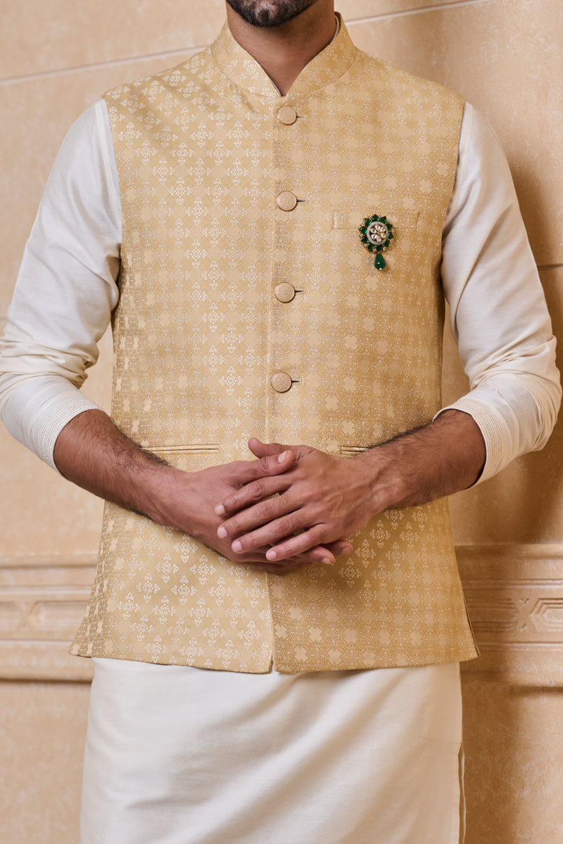 Gold Classic Brocade Bundi