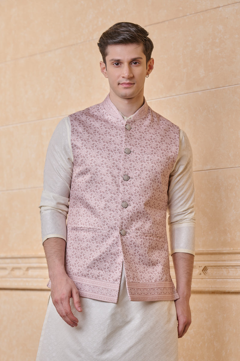 Multi-Coloured Classic Printed Bundi