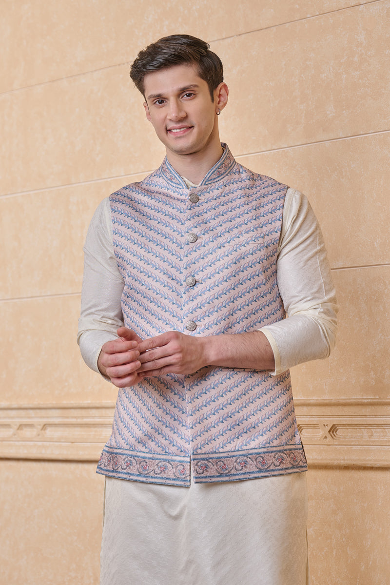 Multi-Coloured Classic Bundi With Print Detailing