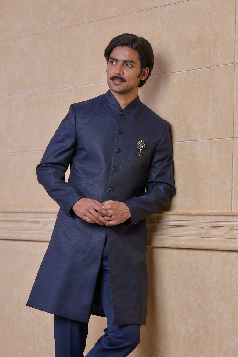 Navy Classic Indo Western