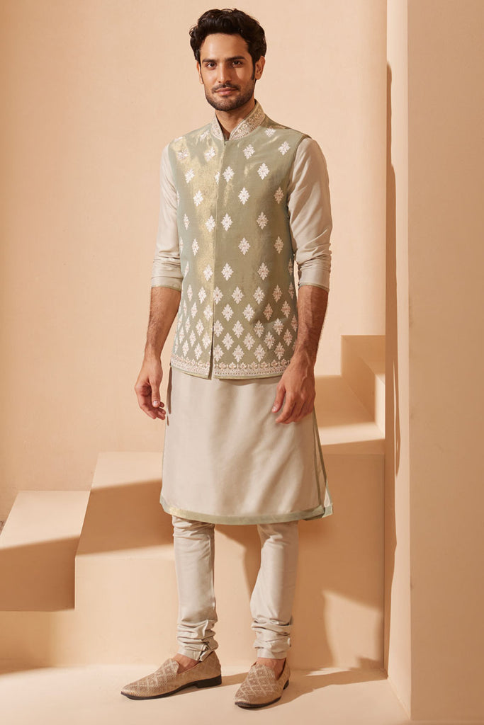 Blue - Bandhgala - Indian Wear for Men - Buy Latest Designer Men wear  Clothing Online - Utsav Fashion