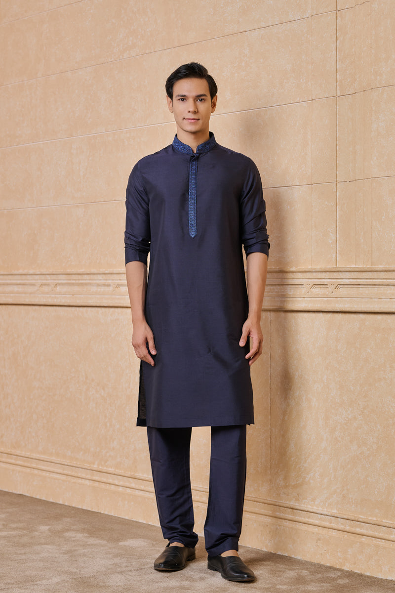 Navy Classic Kurta Set