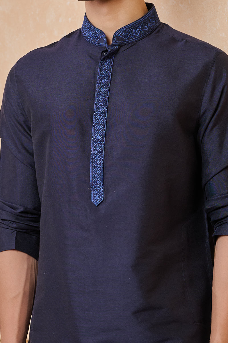 Navy Classic Kurta Set