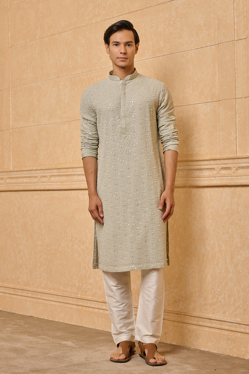 Light Green Classic Kurta Set