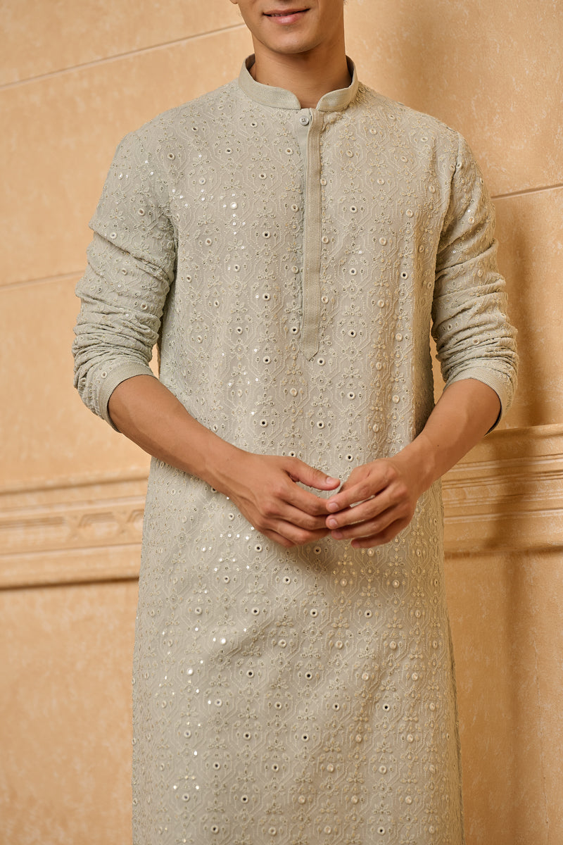 Light Green Classic Kurta Set