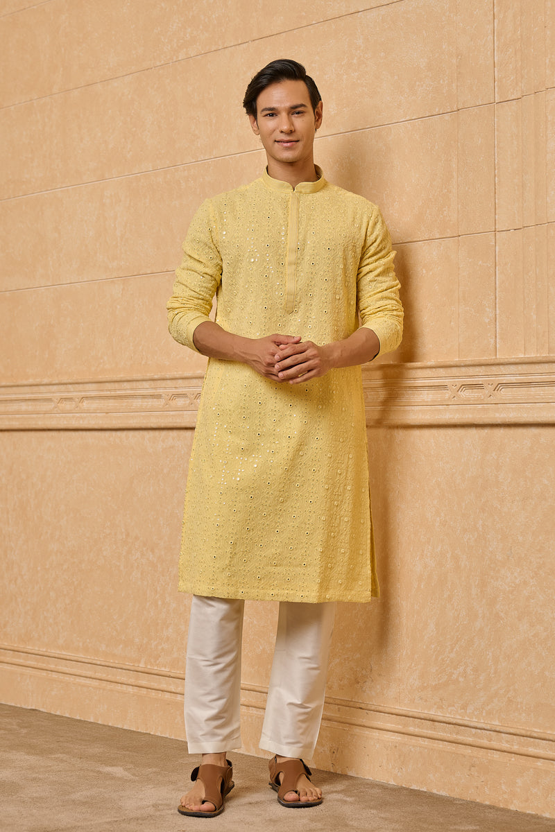 Yellow Classic Kurta Set