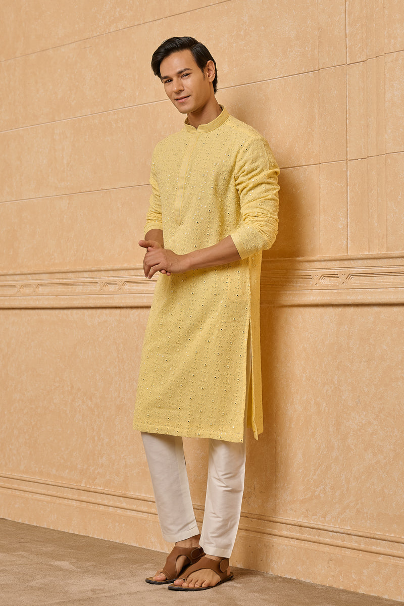 Yellow Classic Kurta Set