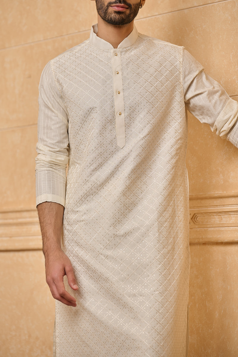 Ivory Classic Kurta Set