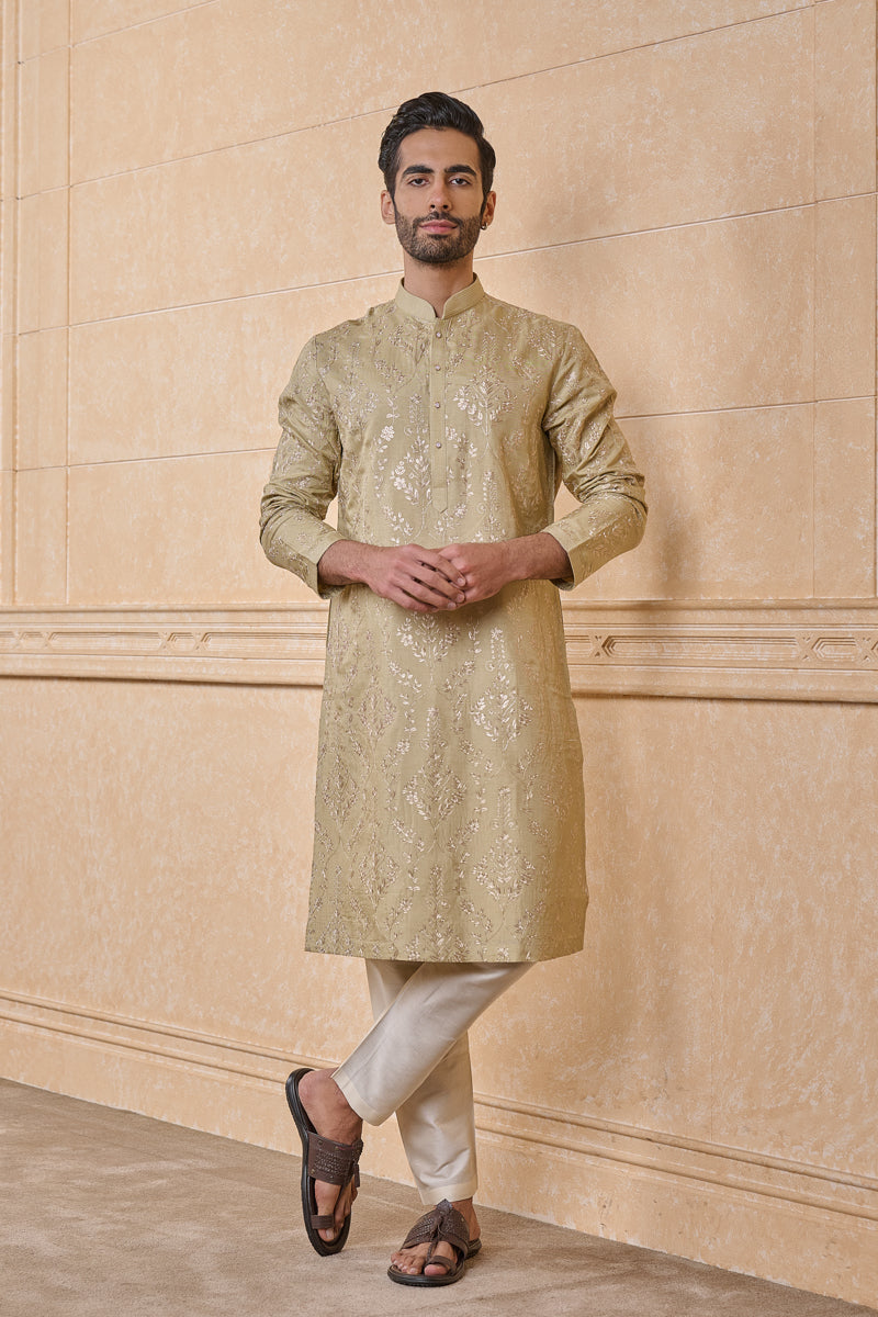 Beige Classic Kurta Set