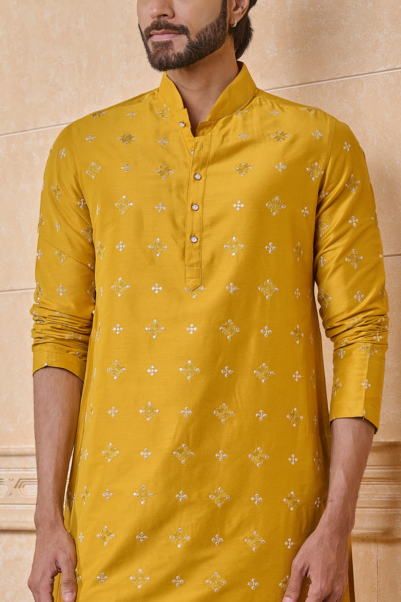 Yellow Classic Kurta Set