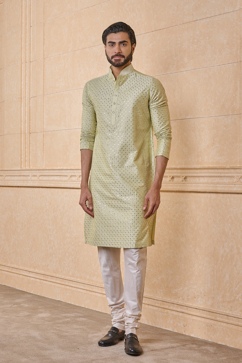 Light Green Classic Kurta Set