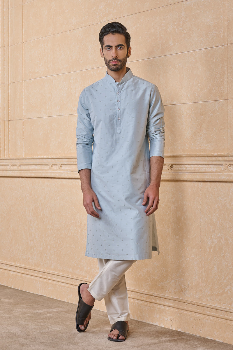 Light Blue Classic Kurta Set