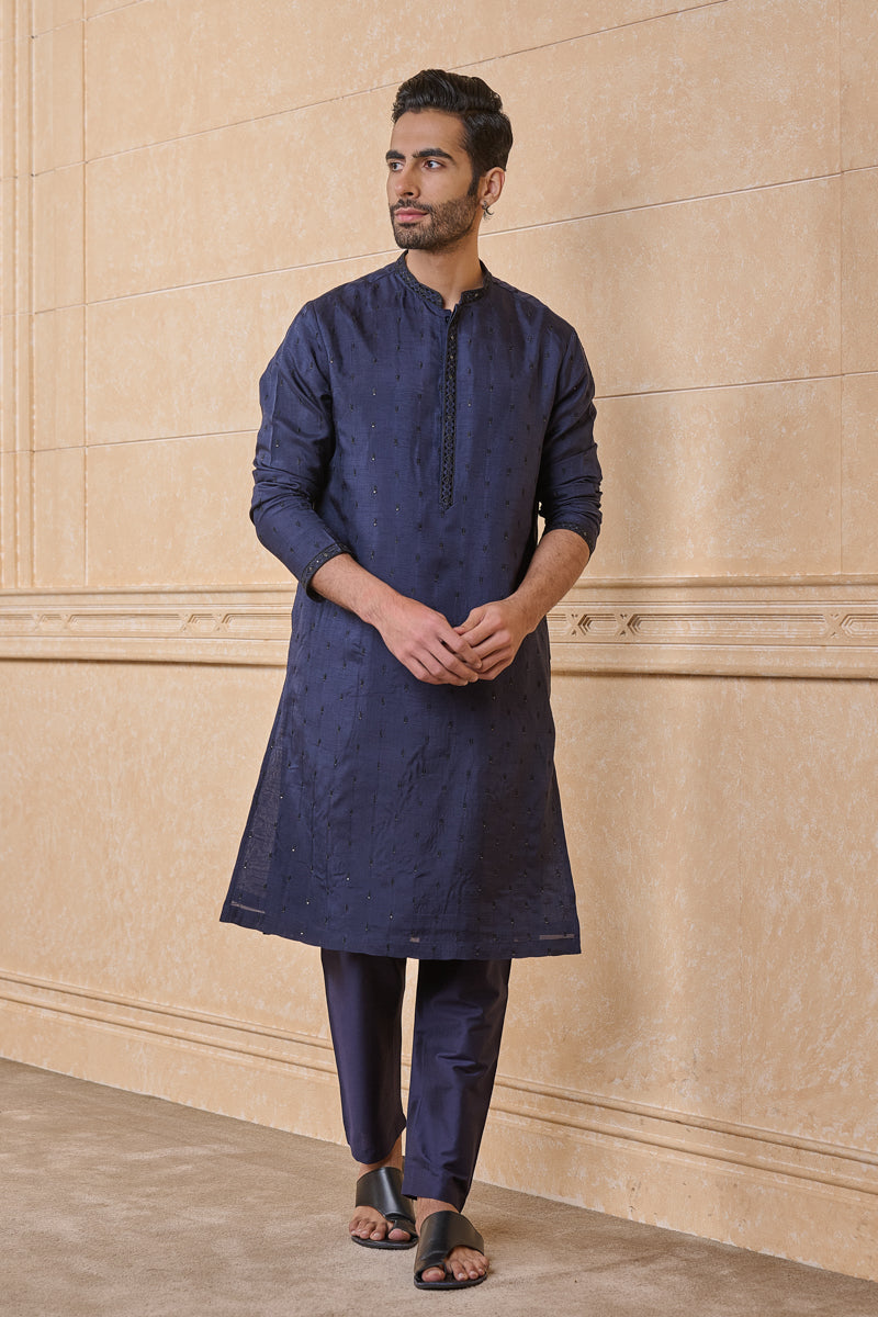 Navy Classic Kurta Set