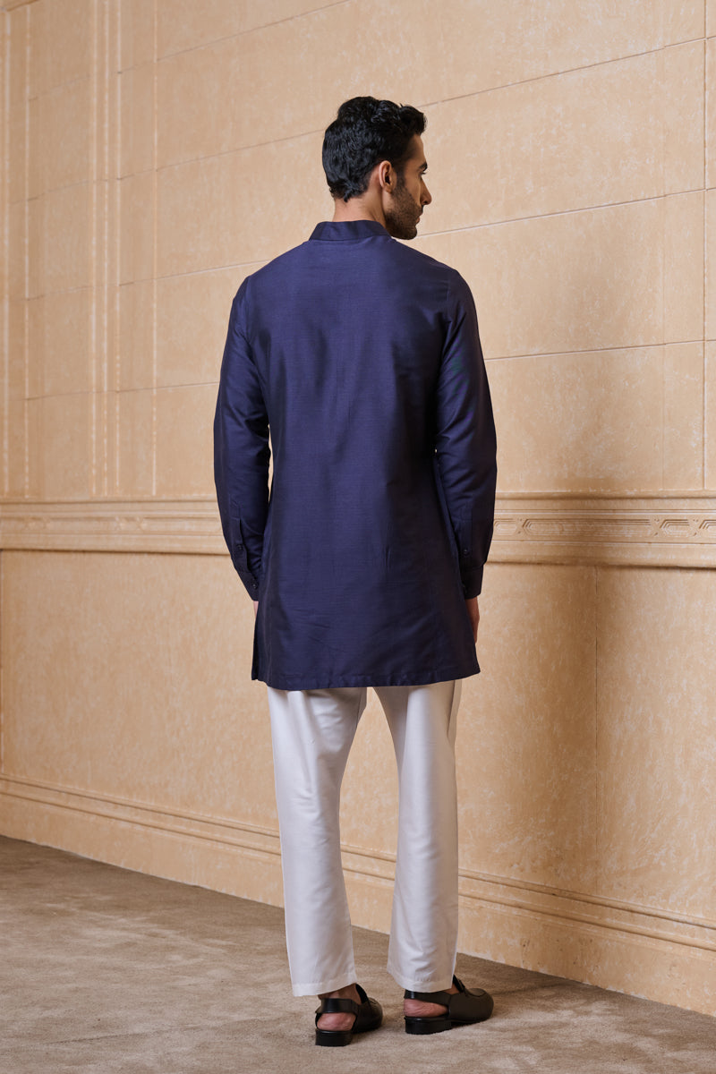 Navy Single Kurta