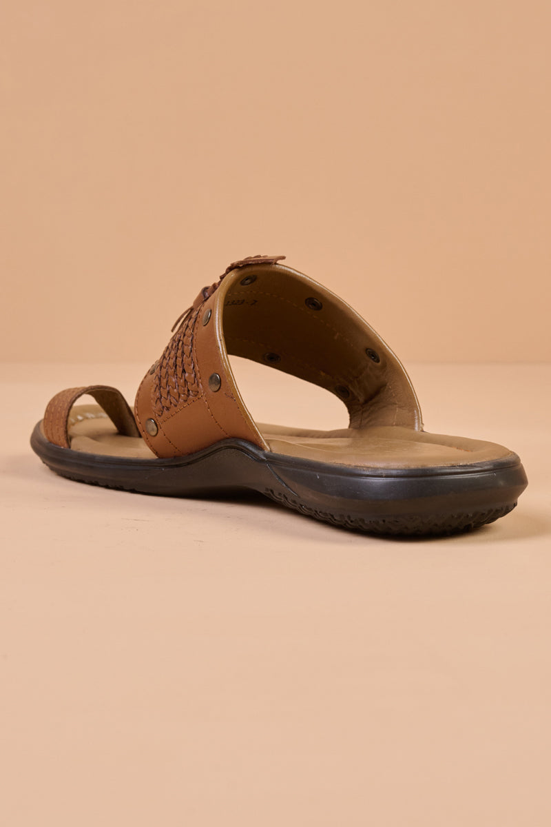 Tan Leather Sandal