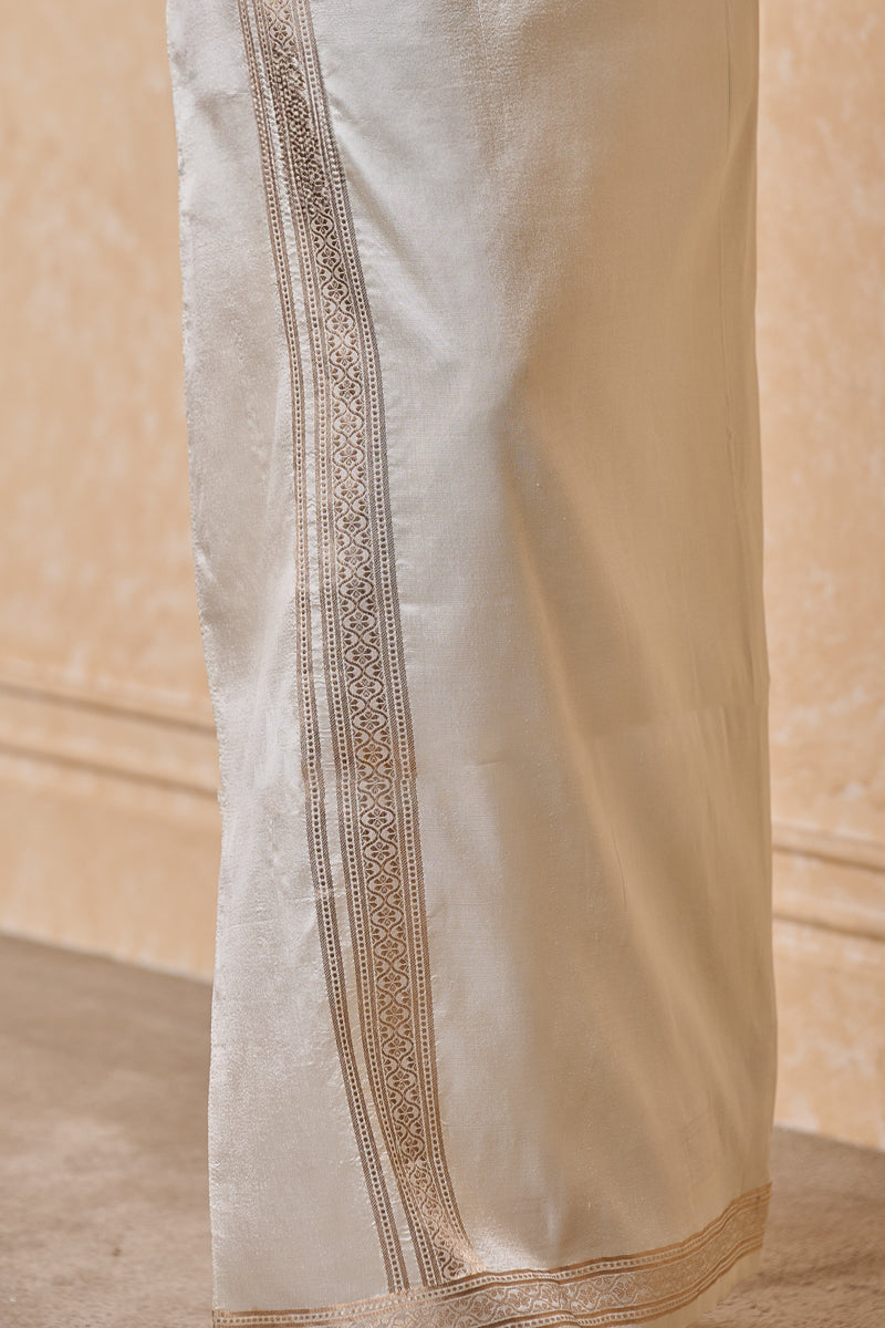 Ivory Classic Silk Pancha