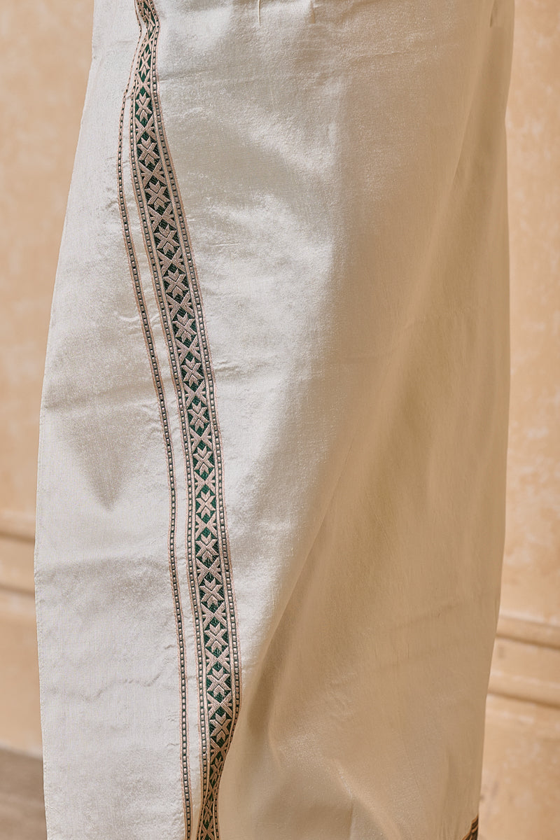 Ivory Classic Silk Pancha