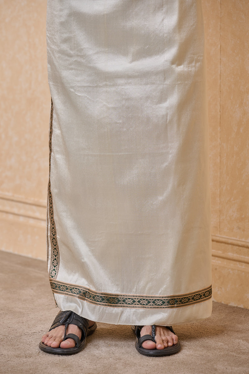 Ivory Classic Silk Pancha