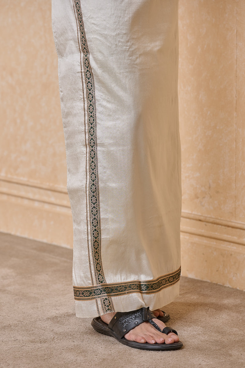 Ivory Classic Silk Pancha