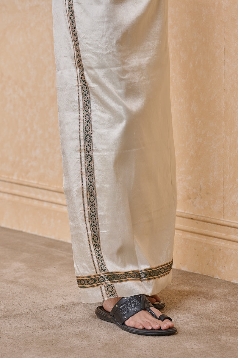 Ivory Classic Silk Pancha