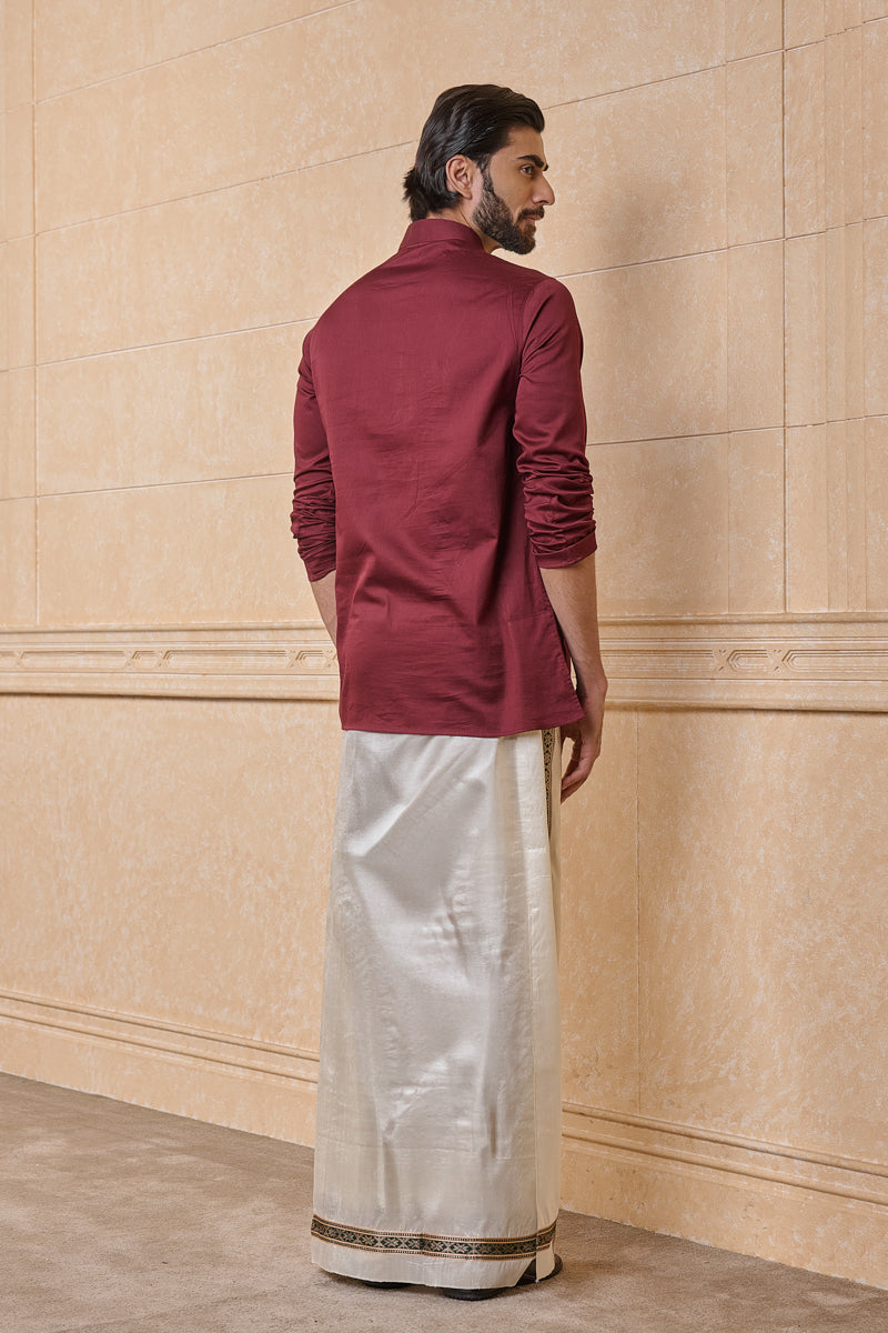 Ivory Classic Silk Pancha