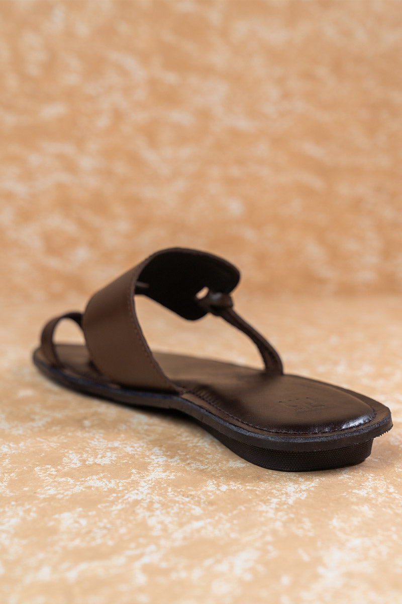 Chocolate Leather Sandal