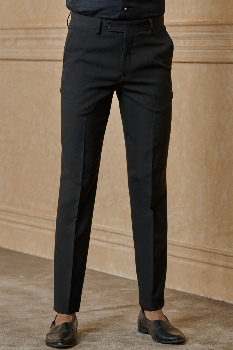 Black Stretchable Trouser