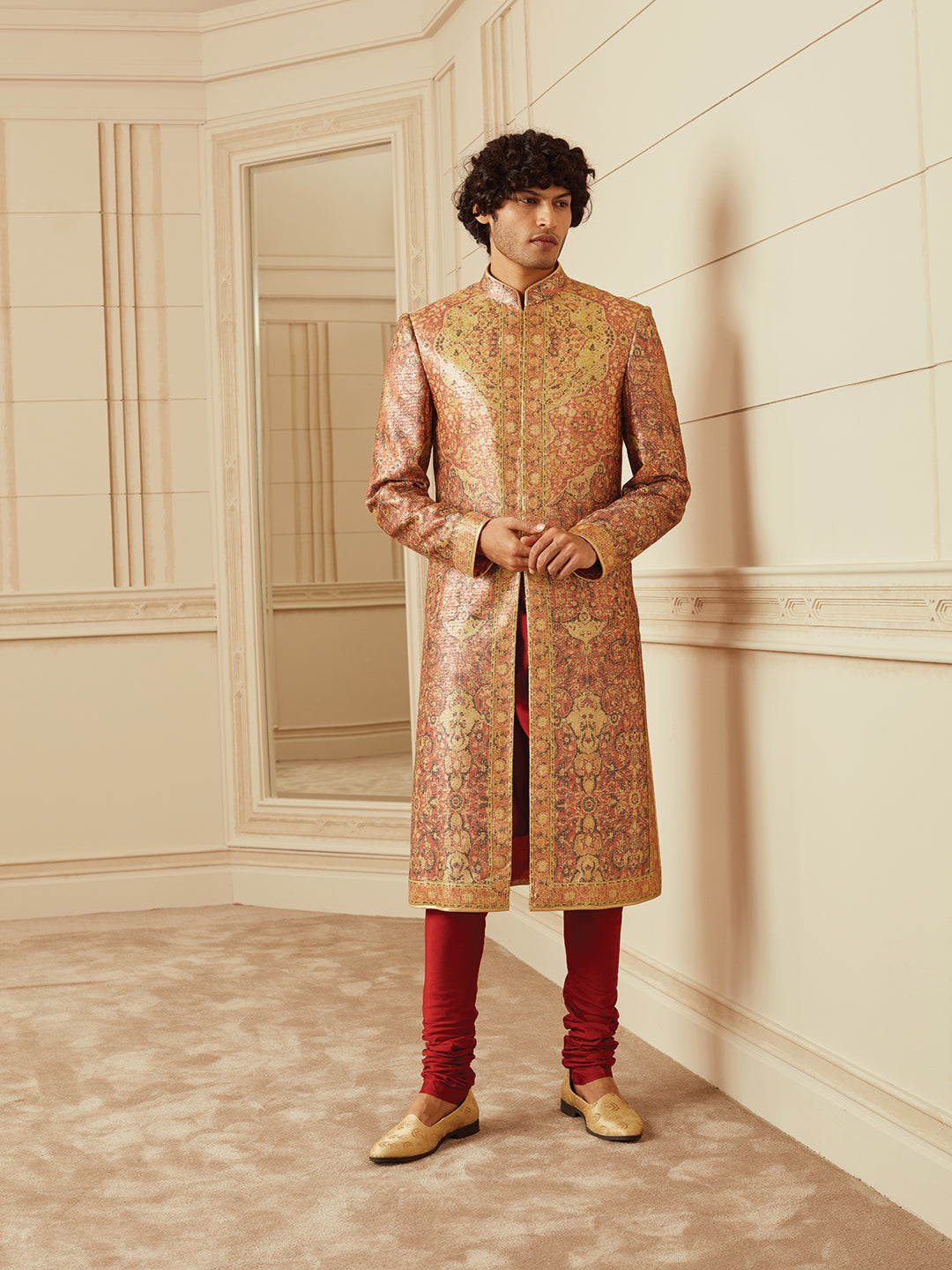 All Over Sequined Sherwani