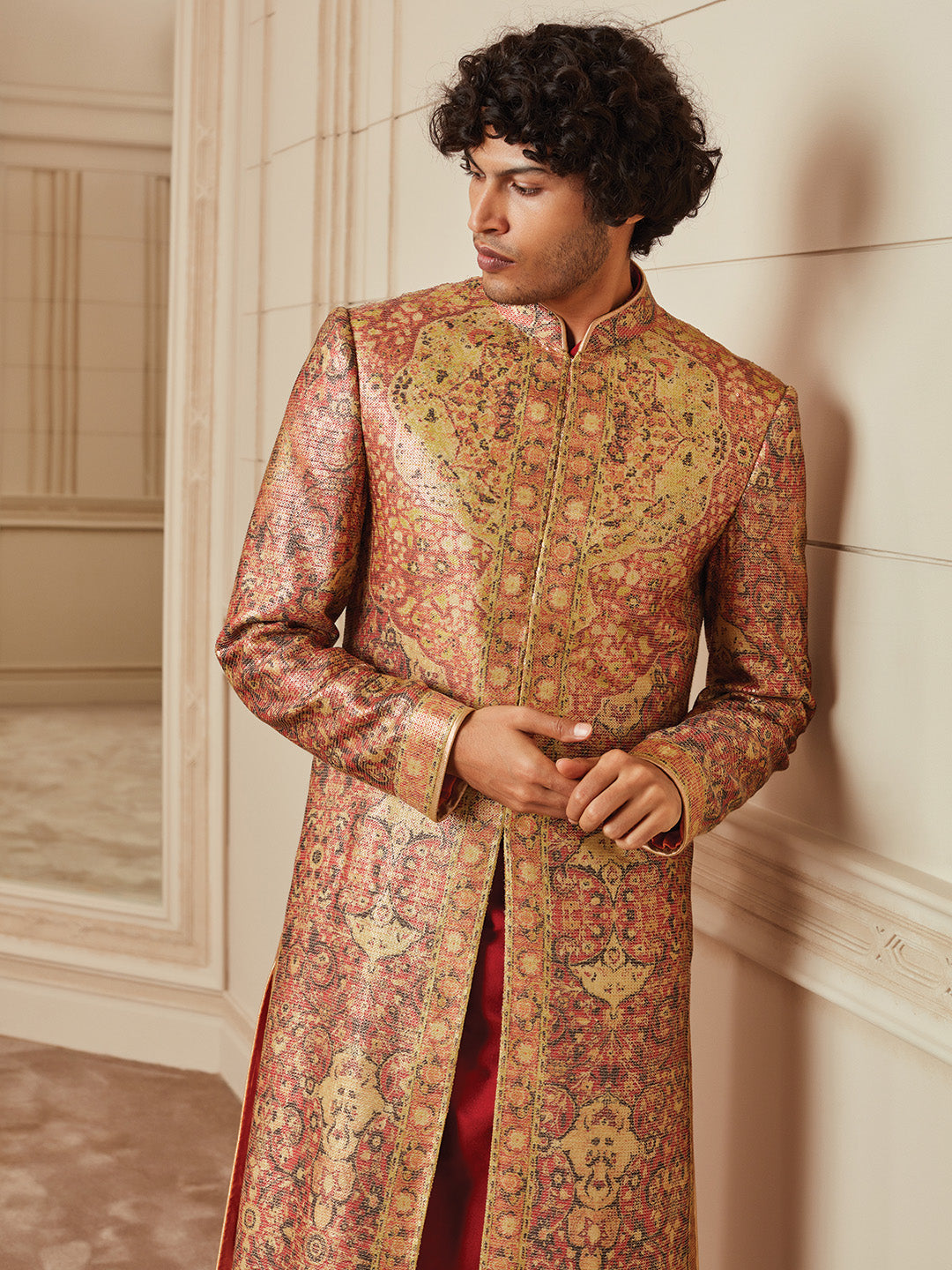 All Over Sequined Sherwani